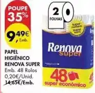 Pingo Doce Renova - papel higiênico promoção