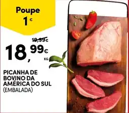 Continente Picanha de bovino da america do sul promoção