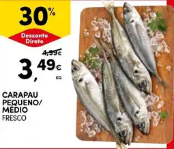 Continente Carapau pequeno/ medio fresco promoção