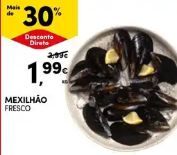Continente Mexilhão fresco promoção