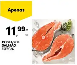 Continente Postas de salmão frescas promoção