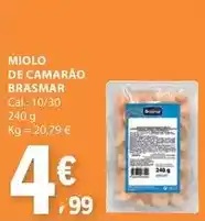 E.Leclerc Brasmar - miolo de camarao promoção