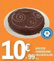 E.Leclerc Bolode aniversário dechocolate promoção