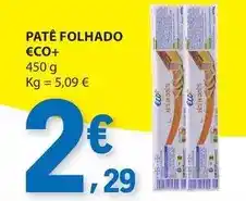 E.Leclerc €co+ - patê folhado promoção