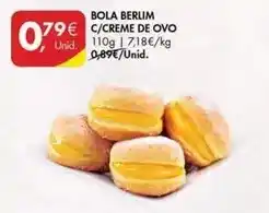 Pingo Doce Bola berlim c/creme de ovo promoção