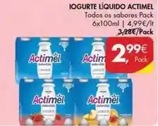 Pingo Doce Actimel - iogurte liquido promoção