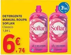 E.Leclerc Soflan - detergente manual roupa promoção