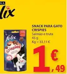 E.Leclerc Purina - snack para gato crispies promoção