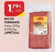 Pingo Doce Porminho - bacon promoção