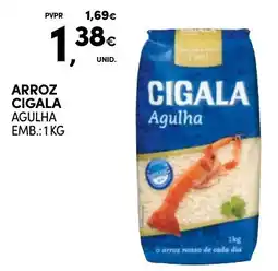 Continente Arroz cigala agulha promoção