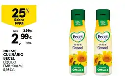 Continente Cremę culinário becel líquido promoção