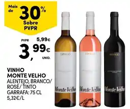 Continente Vinho monte velho promoção