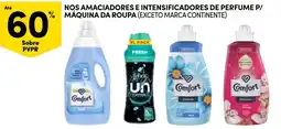 Continente Nos amaciadores e intensificadores de perfume p/ máquina da roupa promoção