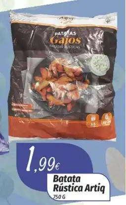Miranda Supermercados Batata Rústica Artiq promoção