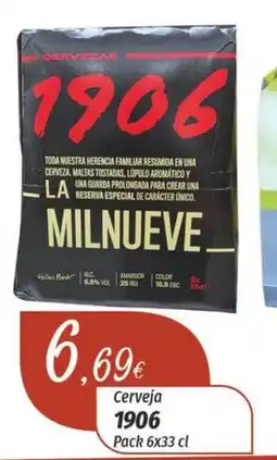 Miranda Supermercados Cerveja 1906 promoção