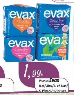 Miranda Supermercados Pensos Evax promoção