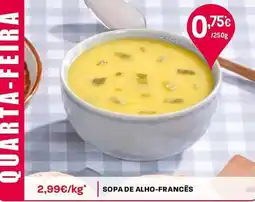 Intermarché Sopa de alho-francês promoção
