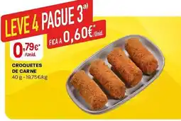 Intermarché Croquetes de carne promoção