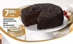 Intermarché Brigadeiro de chocolate, bolo de bolacha promoção