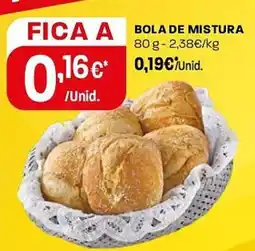 Intermarché Bola de mistura promoção
