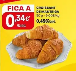 Intermarché Croissant de manteiga promoção