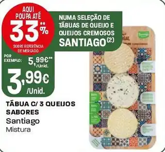 Intermarché Tábua c/ 3 queijos sabores Santiago Mistura promoção