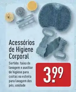 ALDI Acessorios de higiene corporal promoção