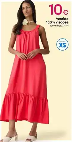 Pepco Vestido 100% viscoge promoção