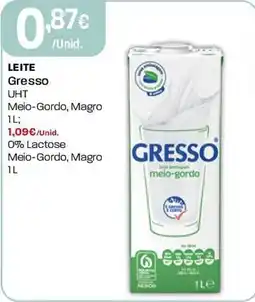 Intermarché LEITE Gresso UHT promoção