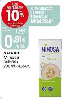 Intermarché Nata uht mimosa Culinária promoção