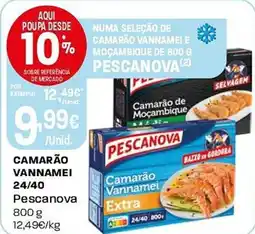 Intermarché Camarão vannamei 24/40 Pescanova promoção