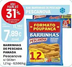 Intermarché Barrinhas de pescada panada pescanova promoção
