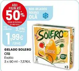Intermarché Gelado solero Olá promoção