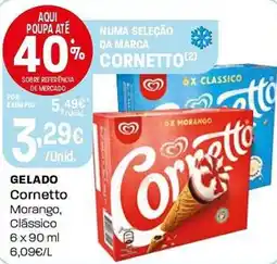 Intermarché Gelado Cornetto promoção