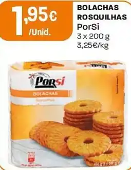Intermarché Bolachas rosquilhas PorSi promoção