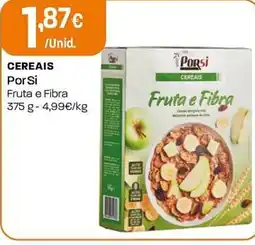 Intermarché CEREAIS Por Si Fruta e Fibra promoção