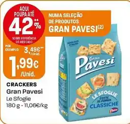 Intermarché CRACKERS Gran Pavesi Le Sfoglie promoção