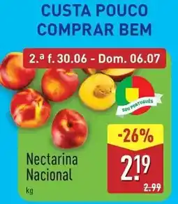 ALDI Nacional - nectarina promoção