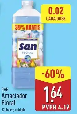 ALDI Amaciador floral promoção