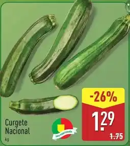 ALDI Nacional - curgete promoção