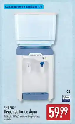 ALDI Ambiano - dispensador de agua promoção