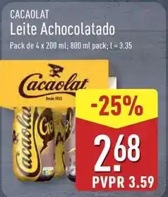 ALDI Cacaolat - leite achocolatado promoção