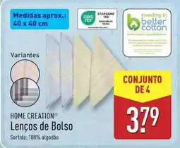 ALDI Home creation - lenços de bolso promoção