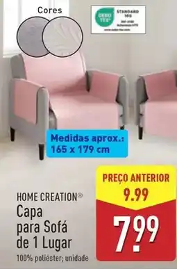 ALDI Home creation - capa para sofá de 1 lugar promoção