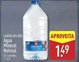 ALDI Agua mineral natural promoção