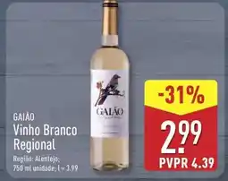 ALDI Alentejo - vinho branco regional promoção