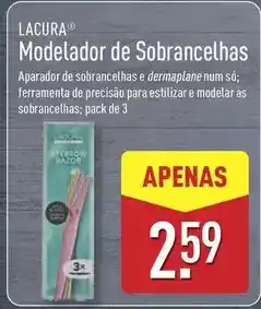 ALDI Lacura - modelador de sobrancelhas promoção