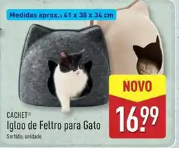 ALDI Igloo de feltro para gato promoção