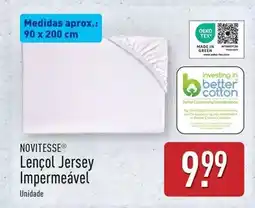 ALDI Mission - lençol jersey impermeável promoção