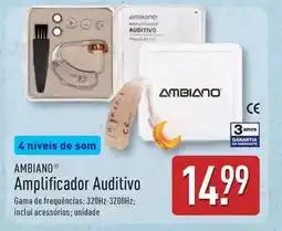 ALDI Ambiano - amplificador auditivo promoção